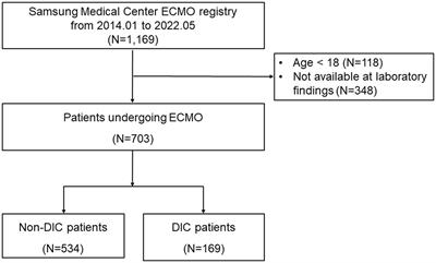 Overt disseminated intravascular coagulation and antithrombin III predict bleeding and in-hospital mortality in patients undergoing extracorporeal membrane oxygenation